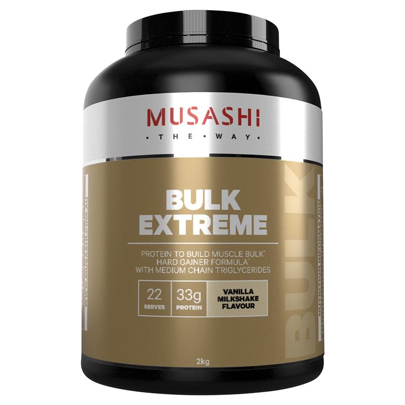 Musashi Bulk Extreme Vanilla 2kg - Cutprice Online