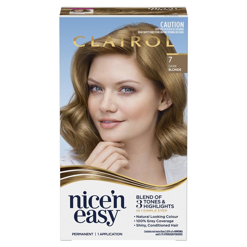 Clairol Nice & Easy 7 Dark Blonde Hair Colour - Cutprice Online