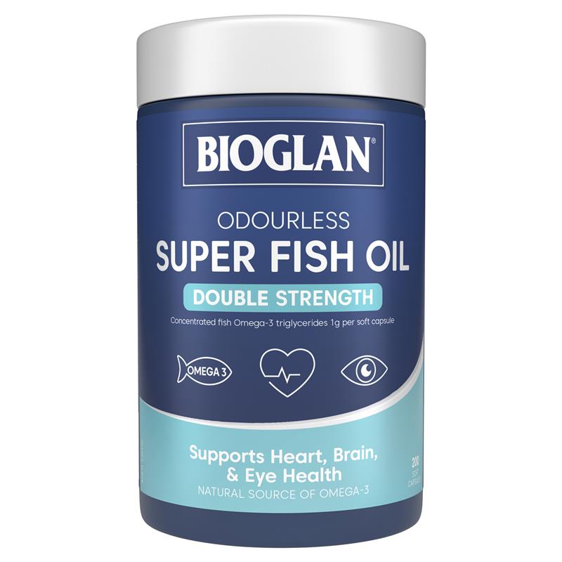 Bioglan Super Fish Oil 2000mg 200 Capsules - Cutprice Online