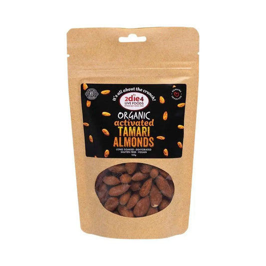2die4 Live Foods Organic Activated Tamari Almonds 120g 2DIE4 LIVE FOODS