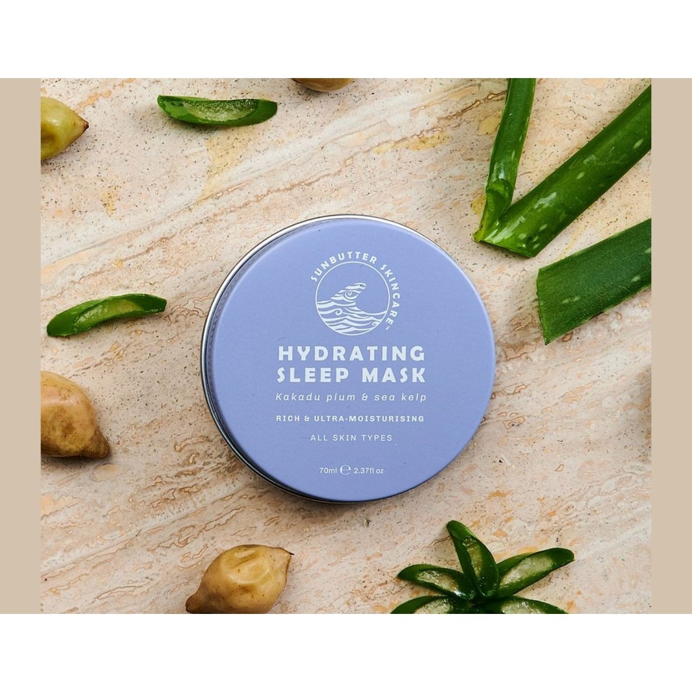 SunButter Skincare Hydrating Sleep Mask Kakadu Plum & Sea Kelp 70ml - Cutprice Online