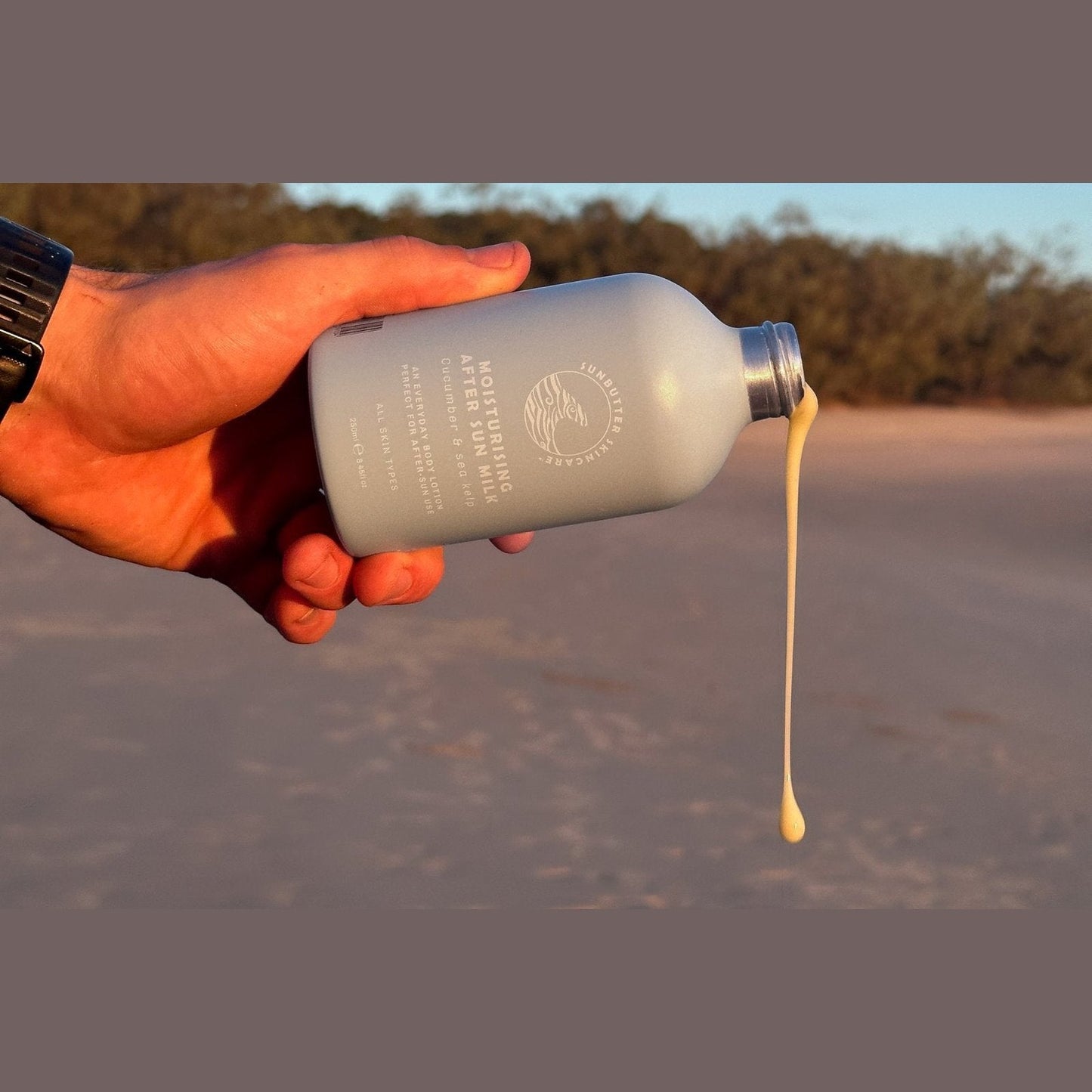 SunButter Skincare Moisturising After Sun Milk Cucumber & Sea Kelp 250ml - Cutprice Online