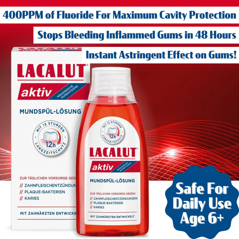 300ml LACALUT Aktiv Mouthwash