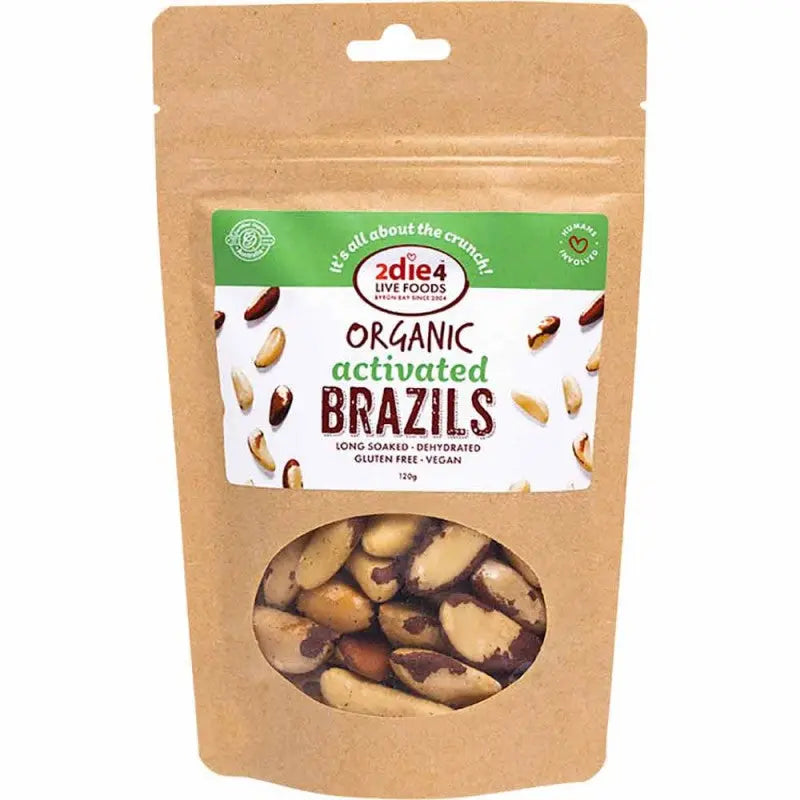 2die4 Live Foods Organic Activated Brazil Nuts 120g 2DIE4 LIVE FOODS