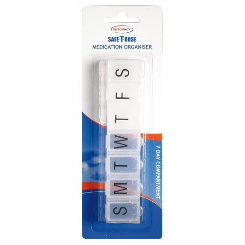 SURGIPACK SAFE-T-DOSE ONE WEEK MEDICATION ORGAINSER (6069) - Cutprice Online