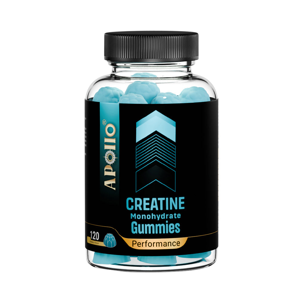 Apollo Creatine Monohydrate Gummies Blueberry 120pk
