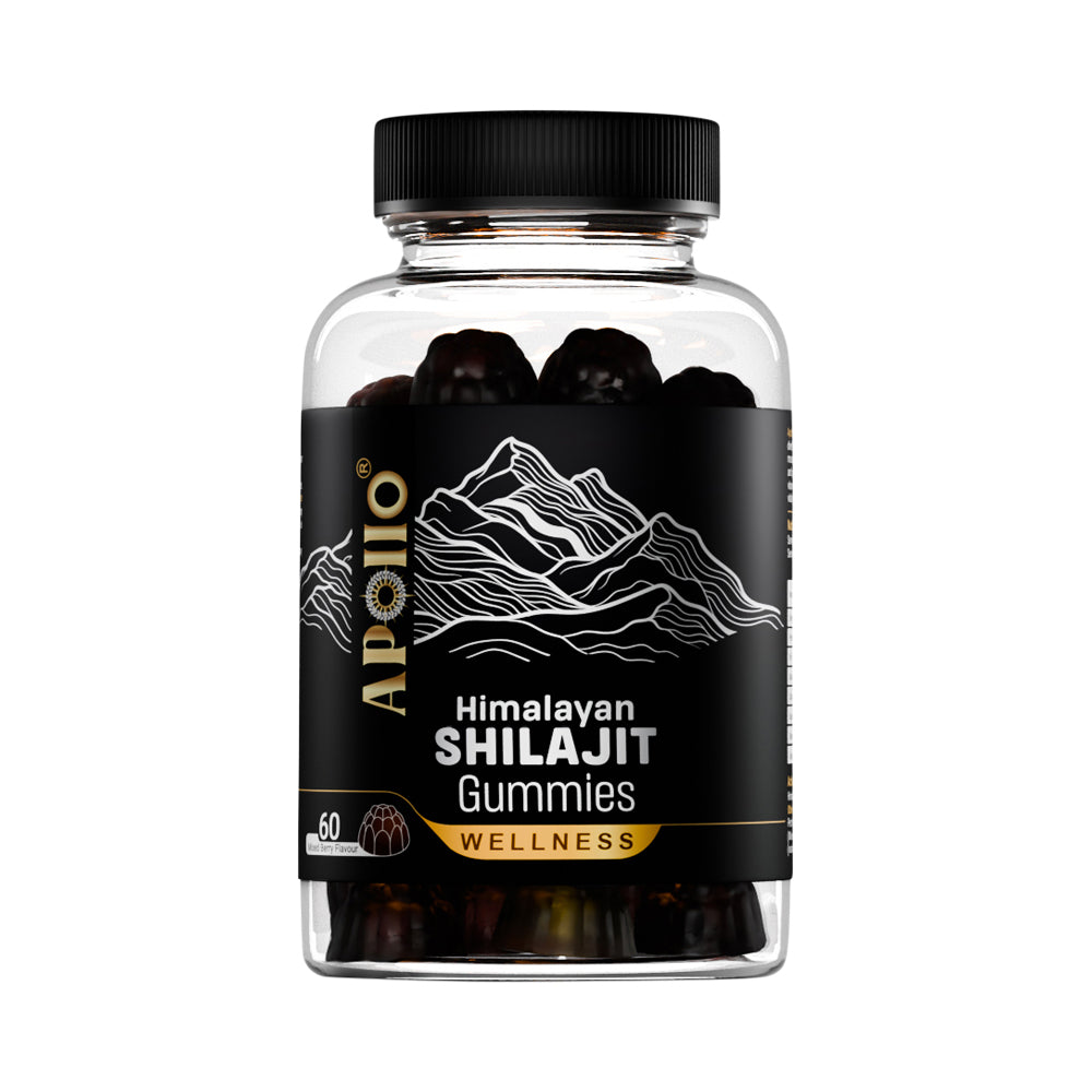 Apollo Himalayan Shilajit Gummies Mixed Berry 60pk
