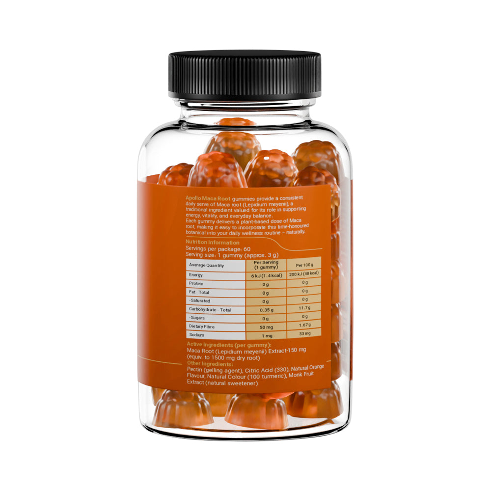 Apollo Maca Root Gummies Orange 60pk