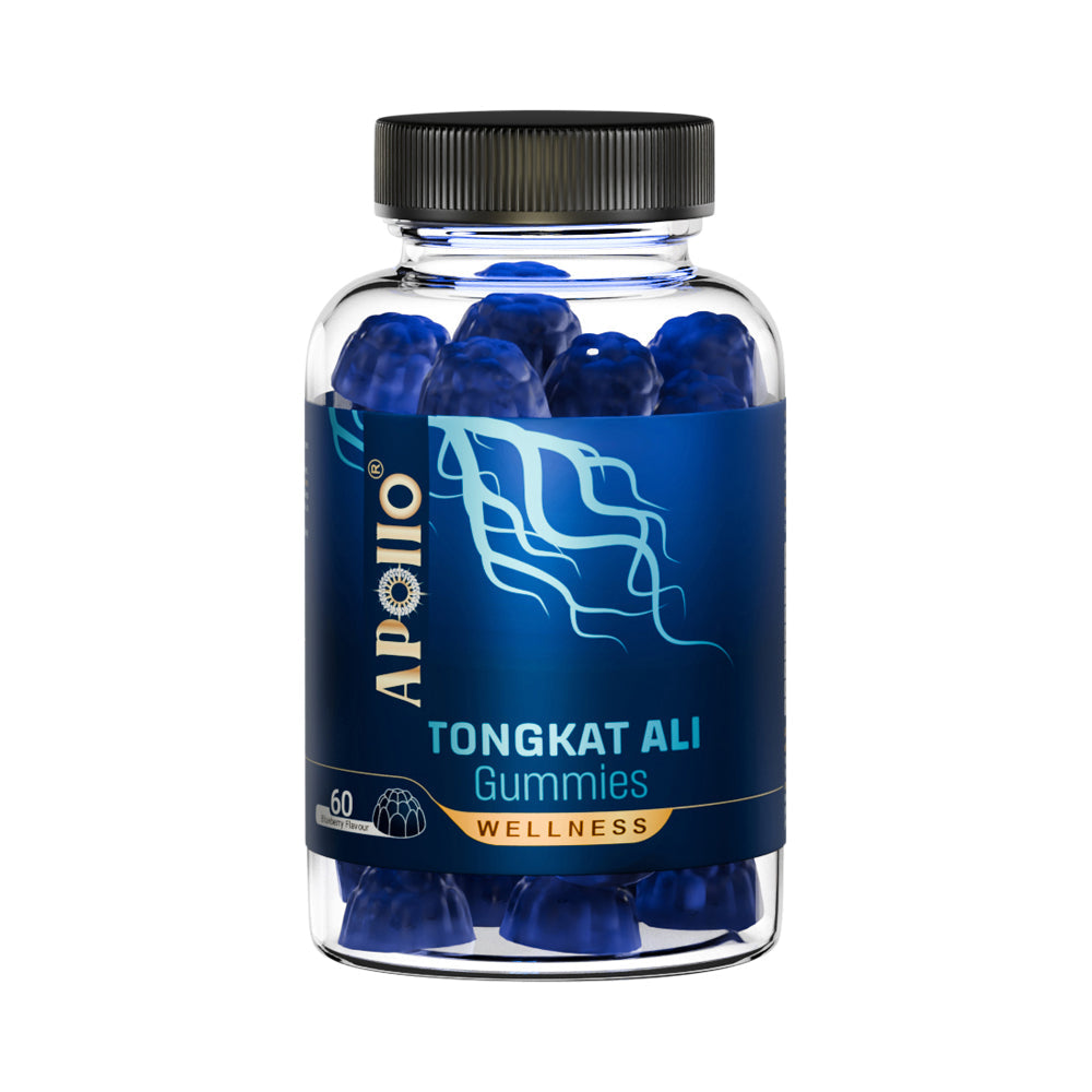 Apollo Tongkat Ali Gummies Blueberry 60pk