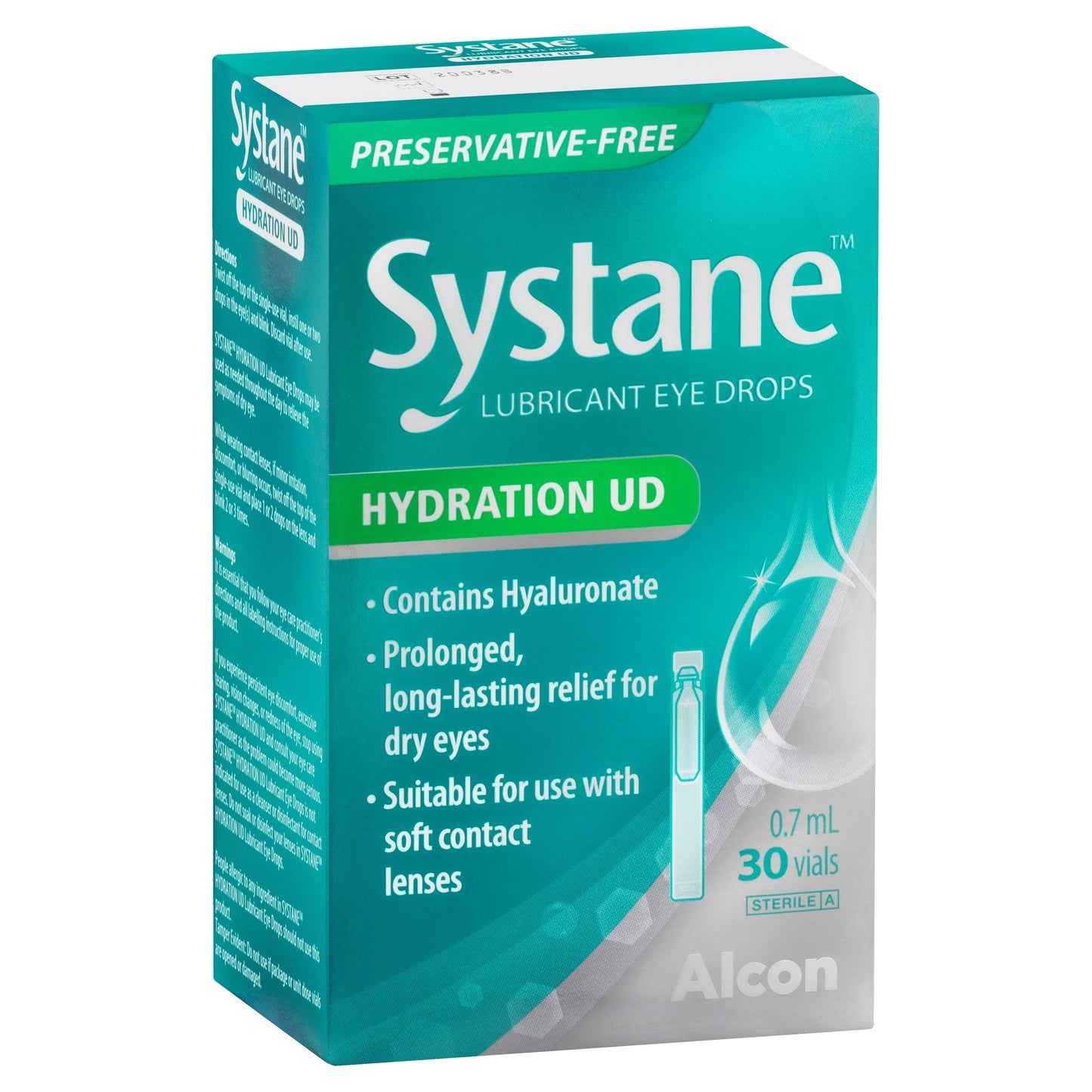 Systane Hydration UD Lubricant Eye Drops 0.7mL 30 Vials - Cutprice Online