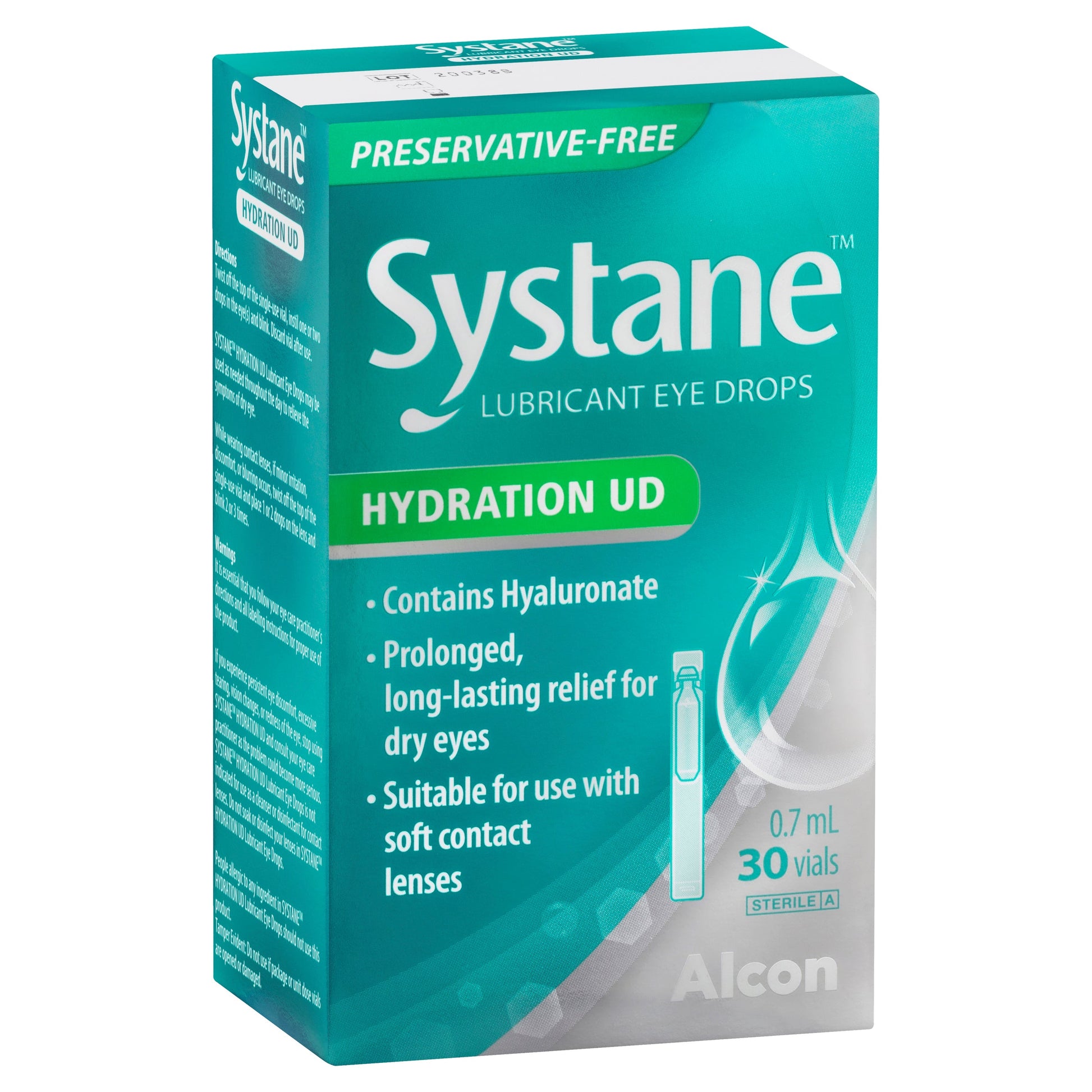 Systane Hydration UD Lubricant Eye Drops 0.7mL 30 Vials - Cutprice Online