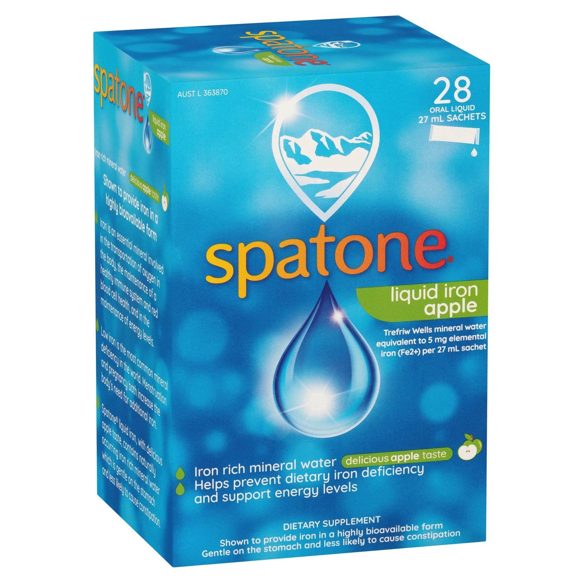 SPATONE APPLE LIQ IRON 28 SACHETS SPATONE
