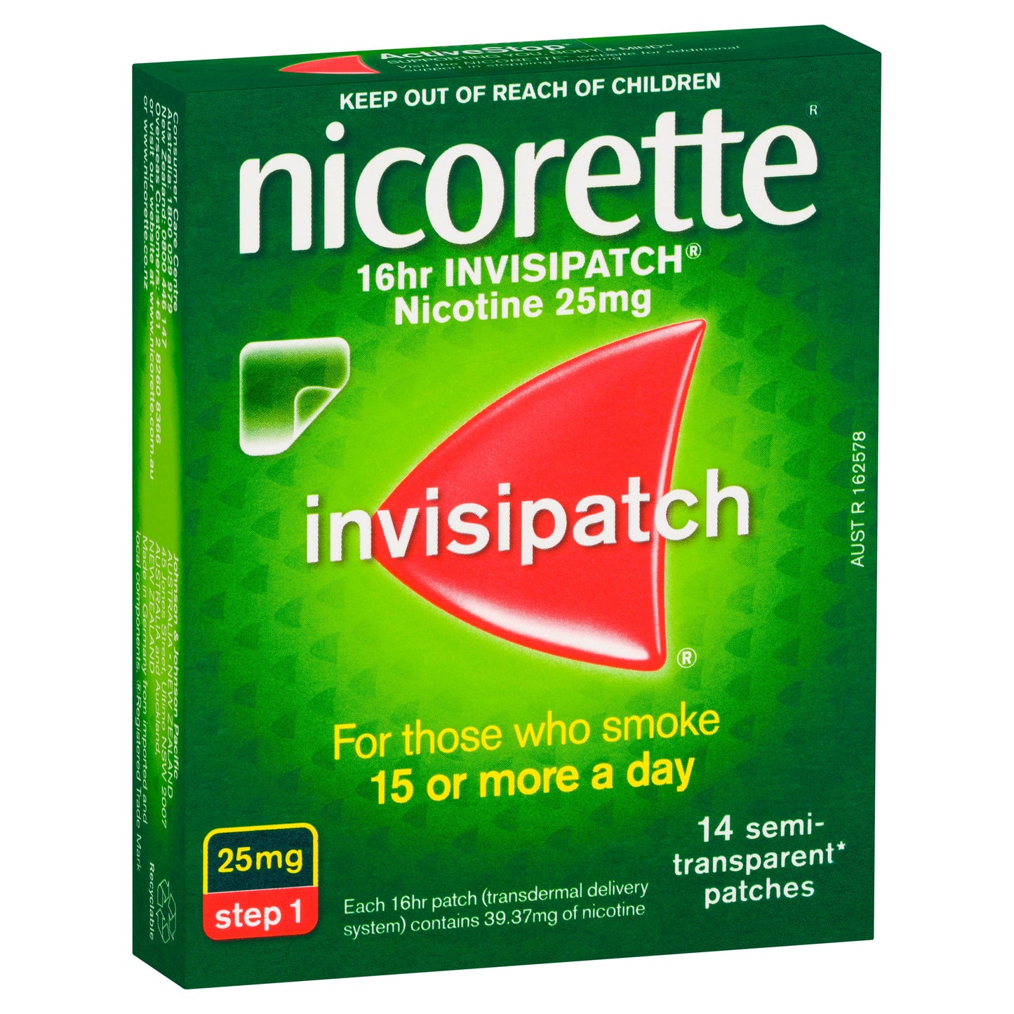 Nicorette InvisiPatch 25mg 14 Patches - Cutprice Online