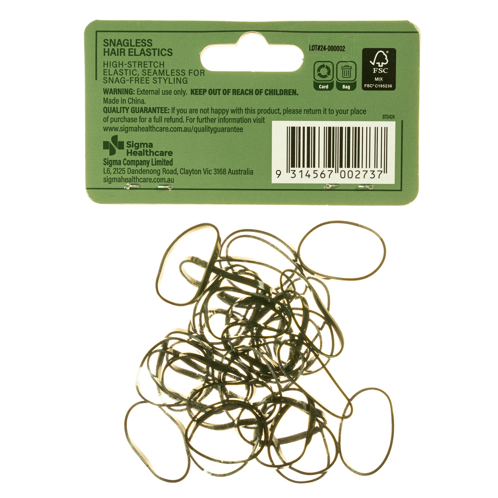 Beauty Theory Snagless Hair Elastics 36pk