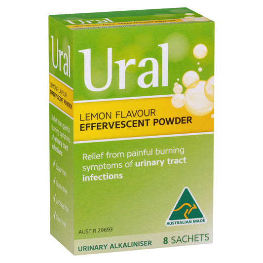 Ural Effervescent Sachets 4g X 8 - Cutprice Online