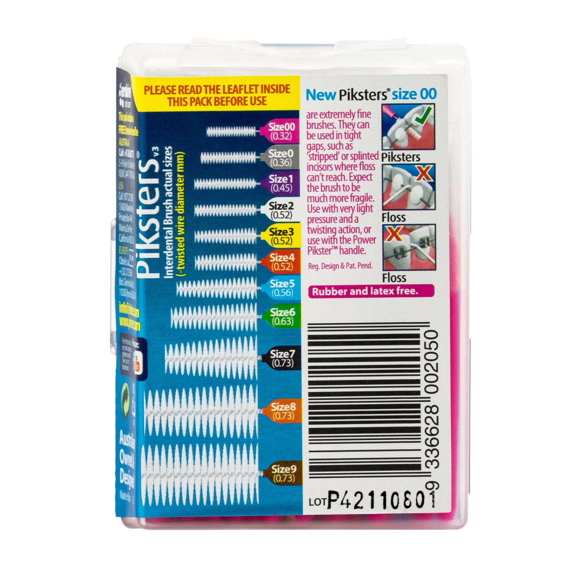 Piksters Size 00 Pink 40pk - Cutprice Online