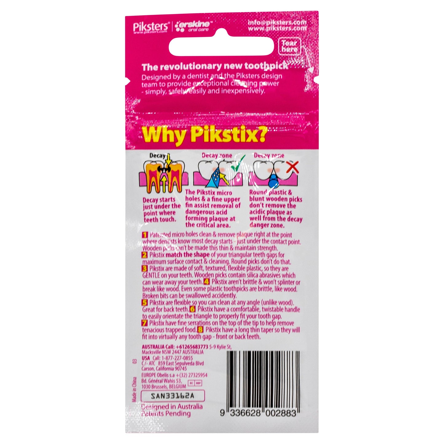 Piksters Pikstix 30PK - Cutprice Online