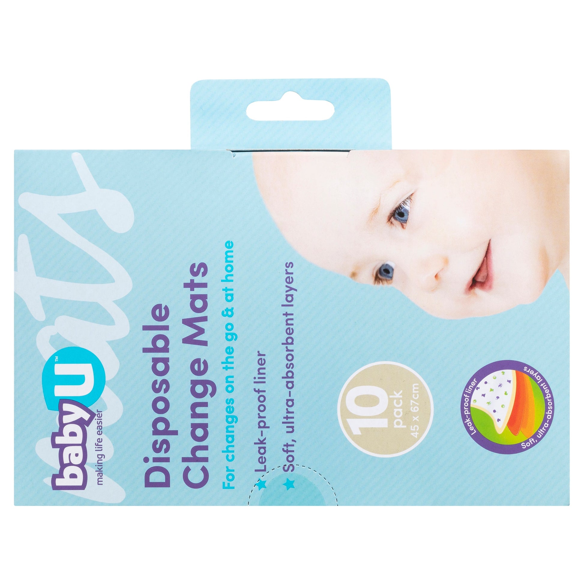 Baby U Disposable Change Mats 10 - Cutprice Online