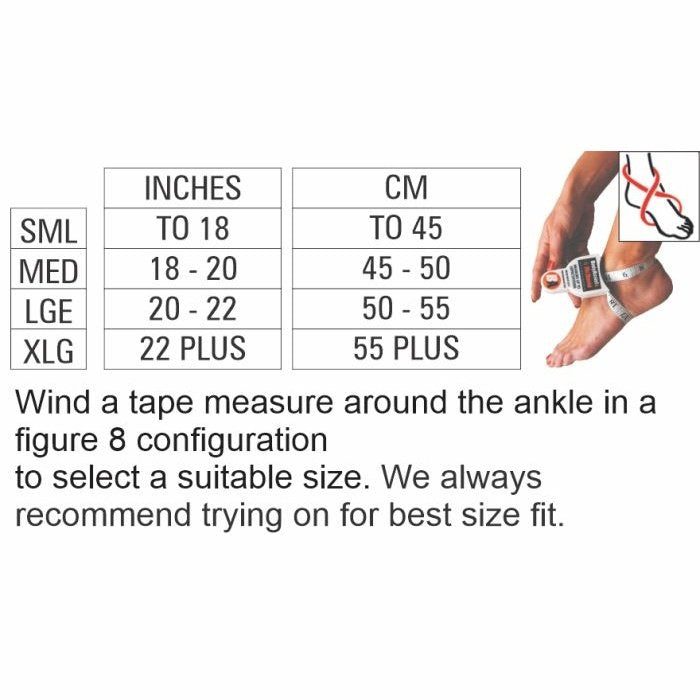 Body Assist Adjustable Elastic Ankle Brace - Cutprice Online