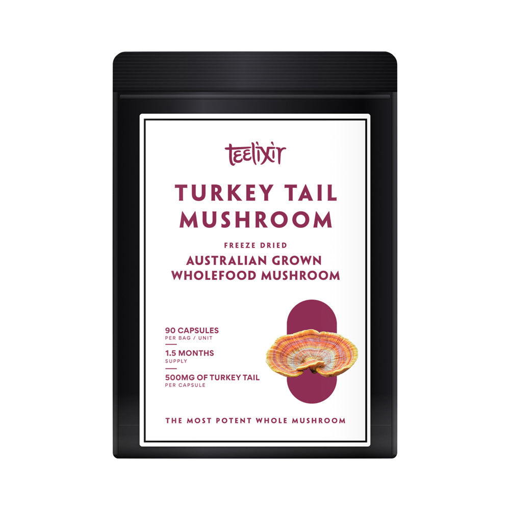 Teelixir Turkey Tail Mushroom 500mg 90c
