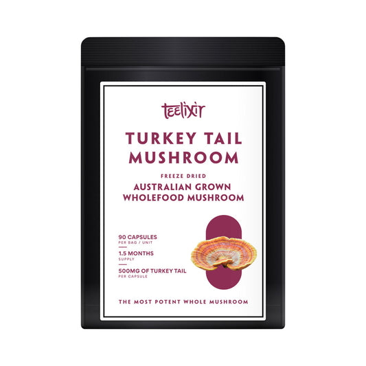 Teelixir Turkey Tail Mushroom 500mg 90c