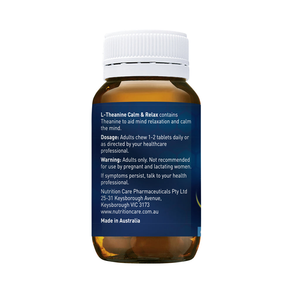 Nc by Nutrition Care L-theanine Calm & Relax Chewable 60t
