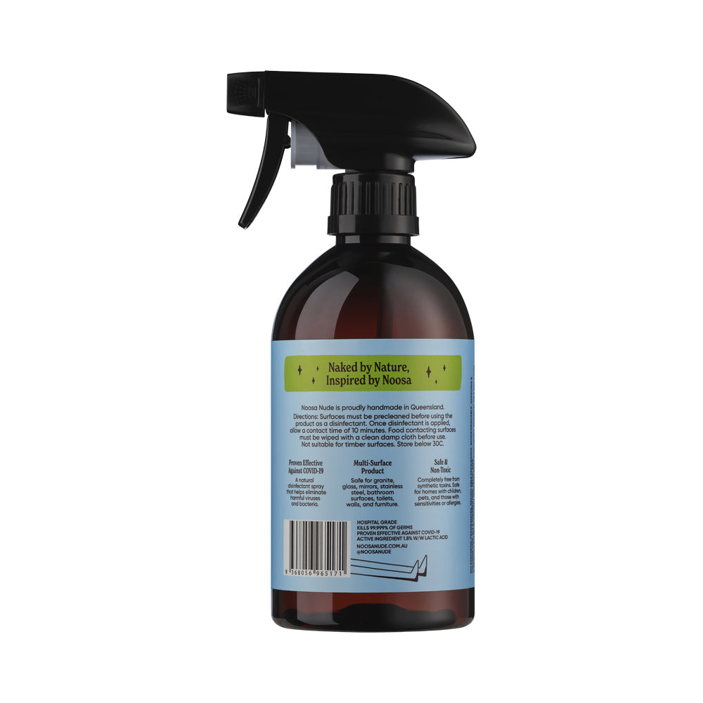 NOOSA NUDE DISINFECTANT SPRAY TEA TREE & EUCALYPTUS 500ML