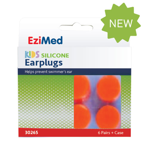 Ezi Med Kids Silicon Earplugs + Case 6 Pairs - Cutprice Online