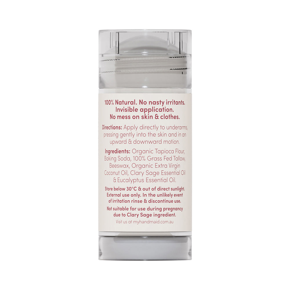 Handmaid Natural Deodorant Clary Sage and Eucalyptus 50g