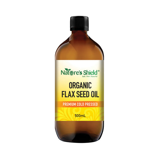 Natures Shield Organic Flax Seed Oil 500ML