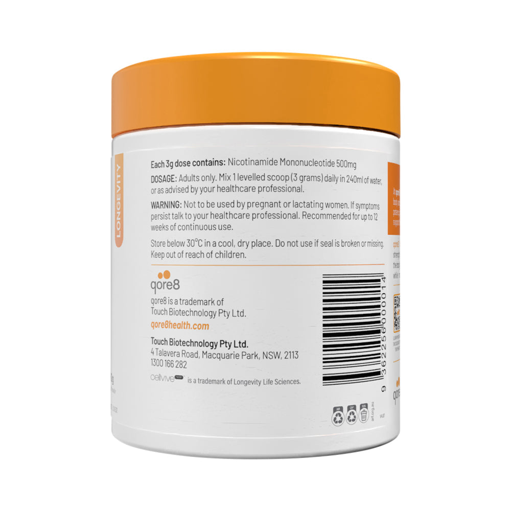 QORE8 NMN PURE MAX POWDER 90G