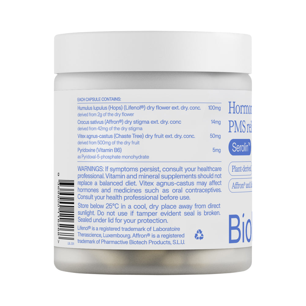 Biolae Serolin Hormonal Mood & Pms Relief 60c