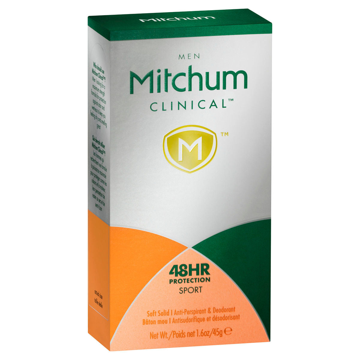 Mitchum for Men Clinical Deodorant Sport Stick 45g - Cutprice Online