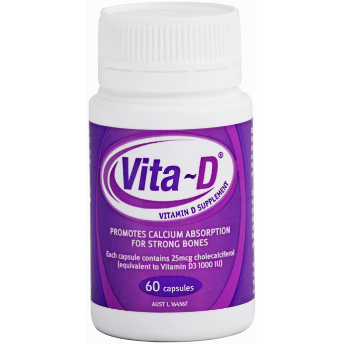 Vita-D Vitamin D Supplement  60 Capsules - Cutprice Online