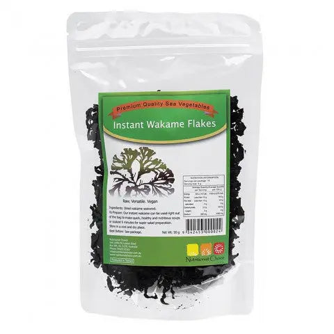 NUTRITIONIST CHOICE Sea Vegetables Wakame Flakes 50g NUTRITIONIST CHOICE
