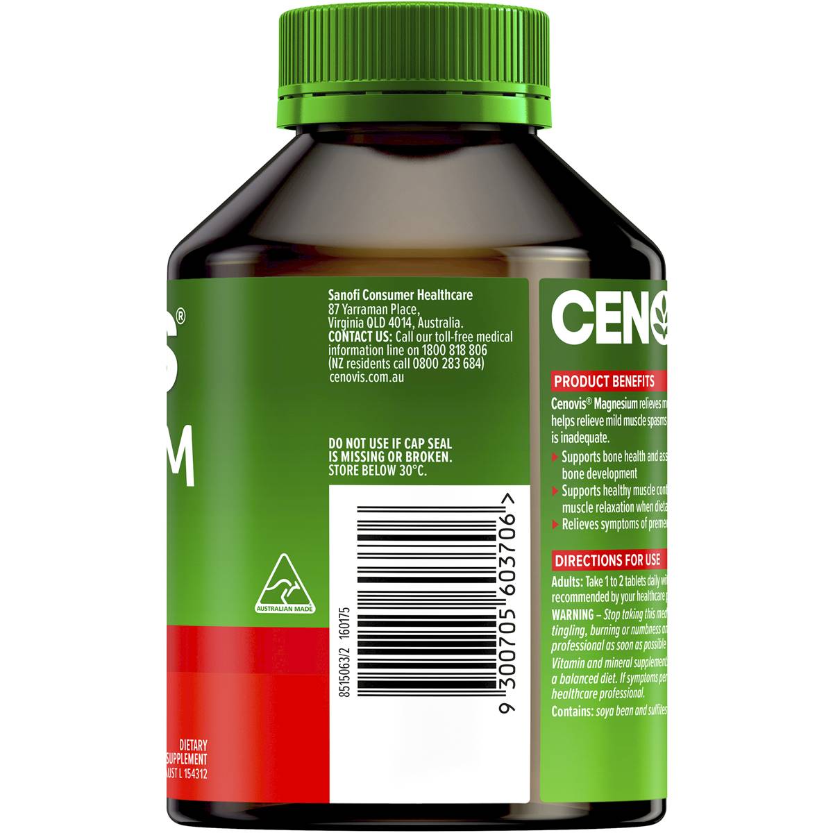 Cenovis Magnesium 200 Tablets - Cutprice Online