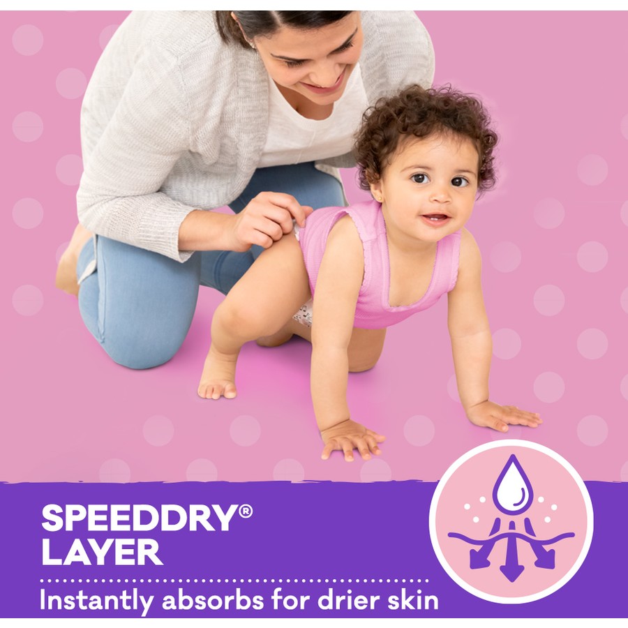 Huggies Ultra Dry Nappy Pants Girl Size 3 (6-12kg) 36 Pack - Cutprice Online