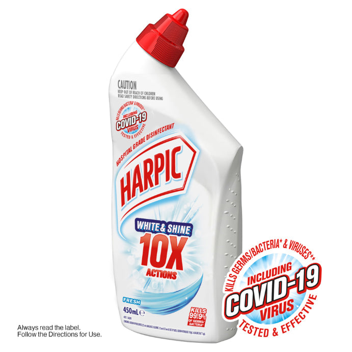 Harpic White & Shine Toilet Cleaner Fresh 450ml