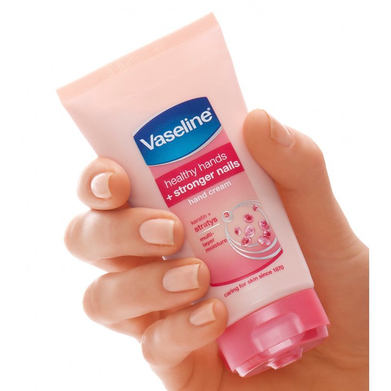 Vaseline Intensive Care Hand Cream Healthy Hands Stronger Nails 75ml - Cutprice Online