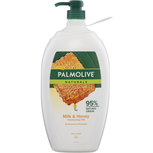 Palmolive Naturals Milk & Honey Body Wash Moisturising Milk 2L - Cutprice Online