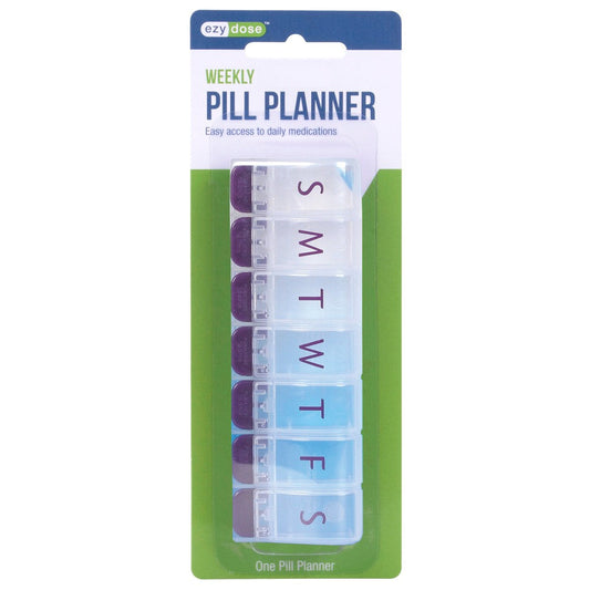 EZY Dose 67577 PILL BOX 7 DAY PUSH Botton MED