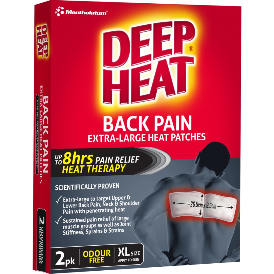 Deep Heat Back Patches 2 Pack - Cutprice Online