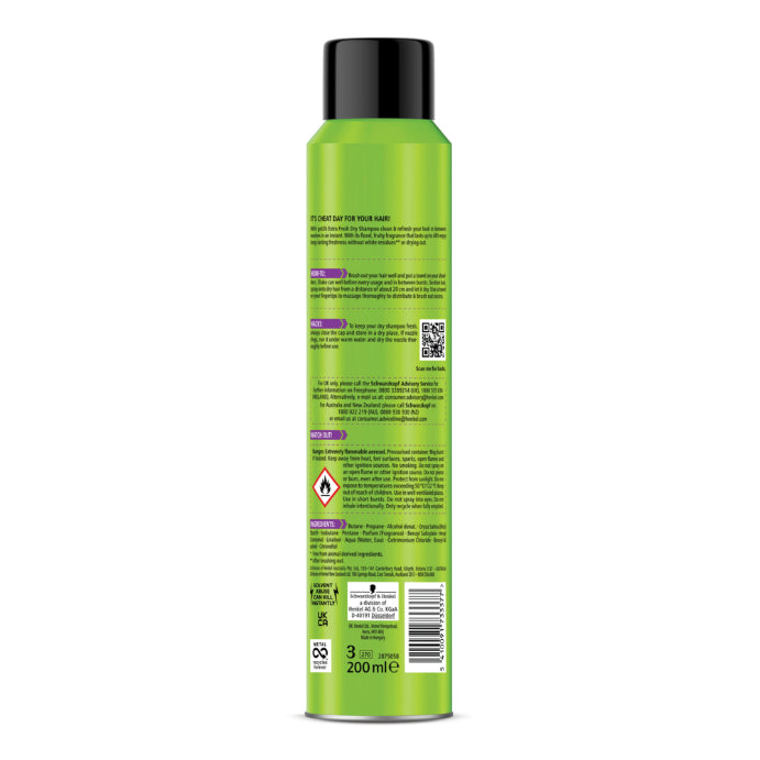 Schwarzkopf got2b Fresh It Up Extra Fresh Dry Shampoo 200mL - Cutprice Online