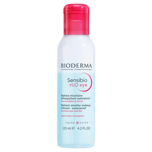 Bioderma Sensibio H2O Eye Biphasic Micellar Waterproof Makeup Remover 125ml - Cutprice Online