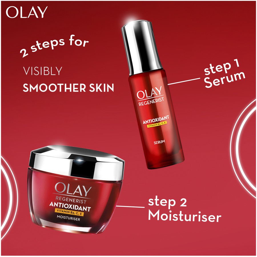 Olay Antioxidant Vitamin B3 C E Face Cream Moisturiser 50g - Cutprice Online