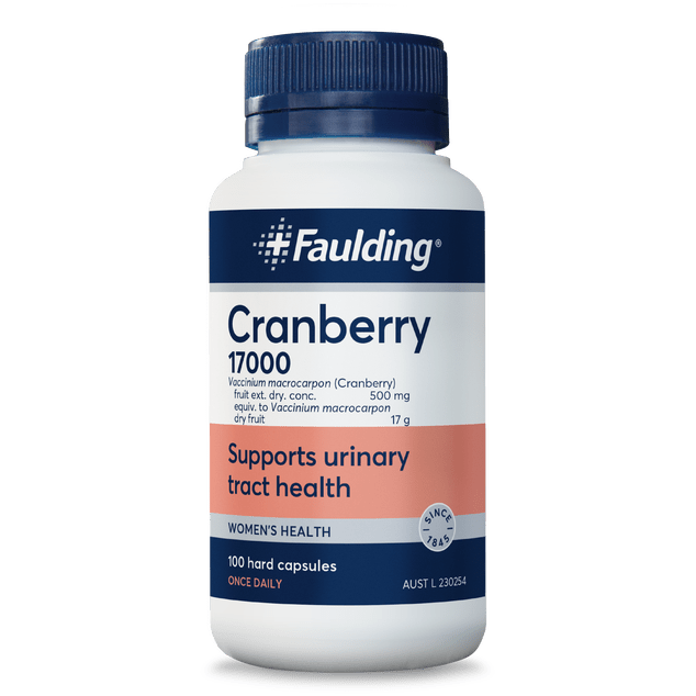 Faulding Remedies Cranberry 17000 100 capsules - Cutprice Online