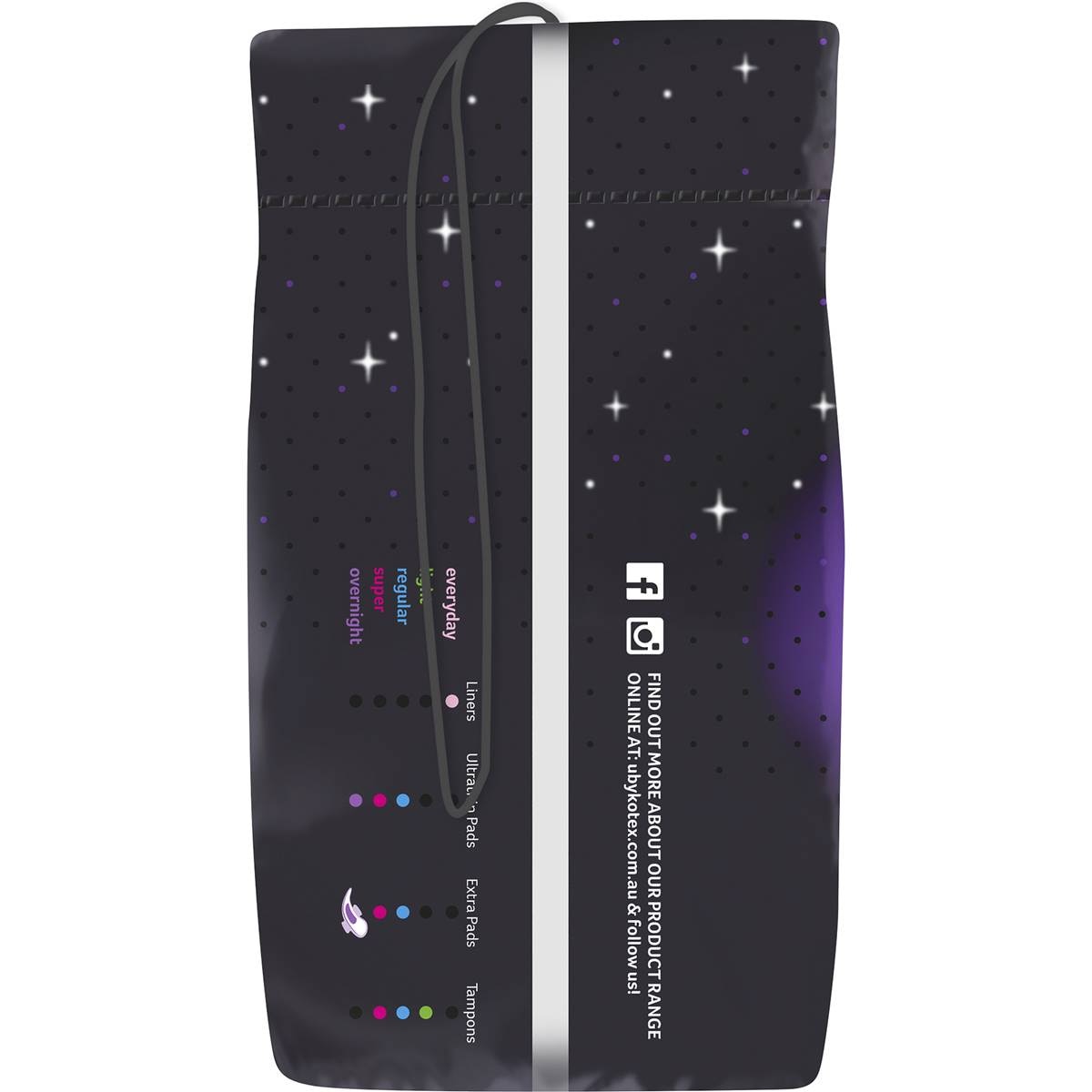 U by Kotex Pads Maxi Overnight 10 Pack - Cutprice Online