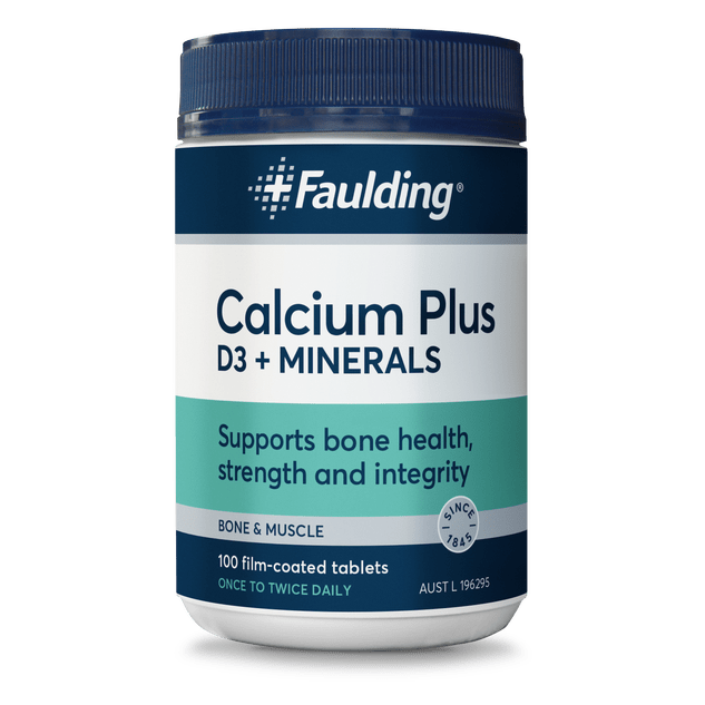 Faulding Calcium PLUS D3 + Minerals Tab 100 - Cutprice Online