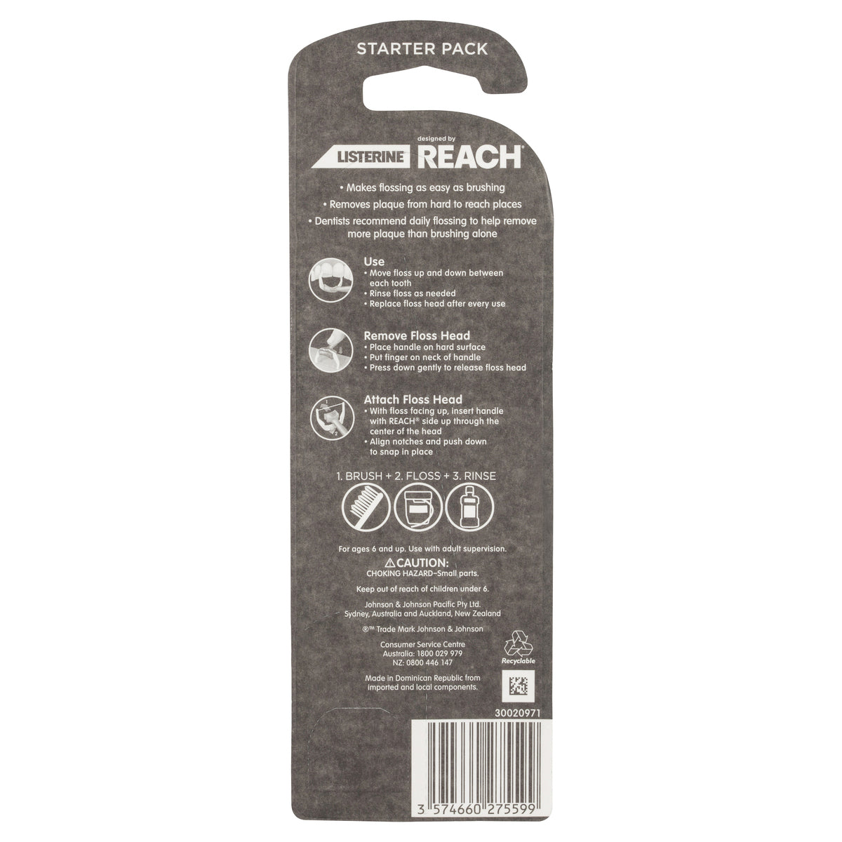 Reach Flosser Clean Paste Starter Pack - Cutprice Online
