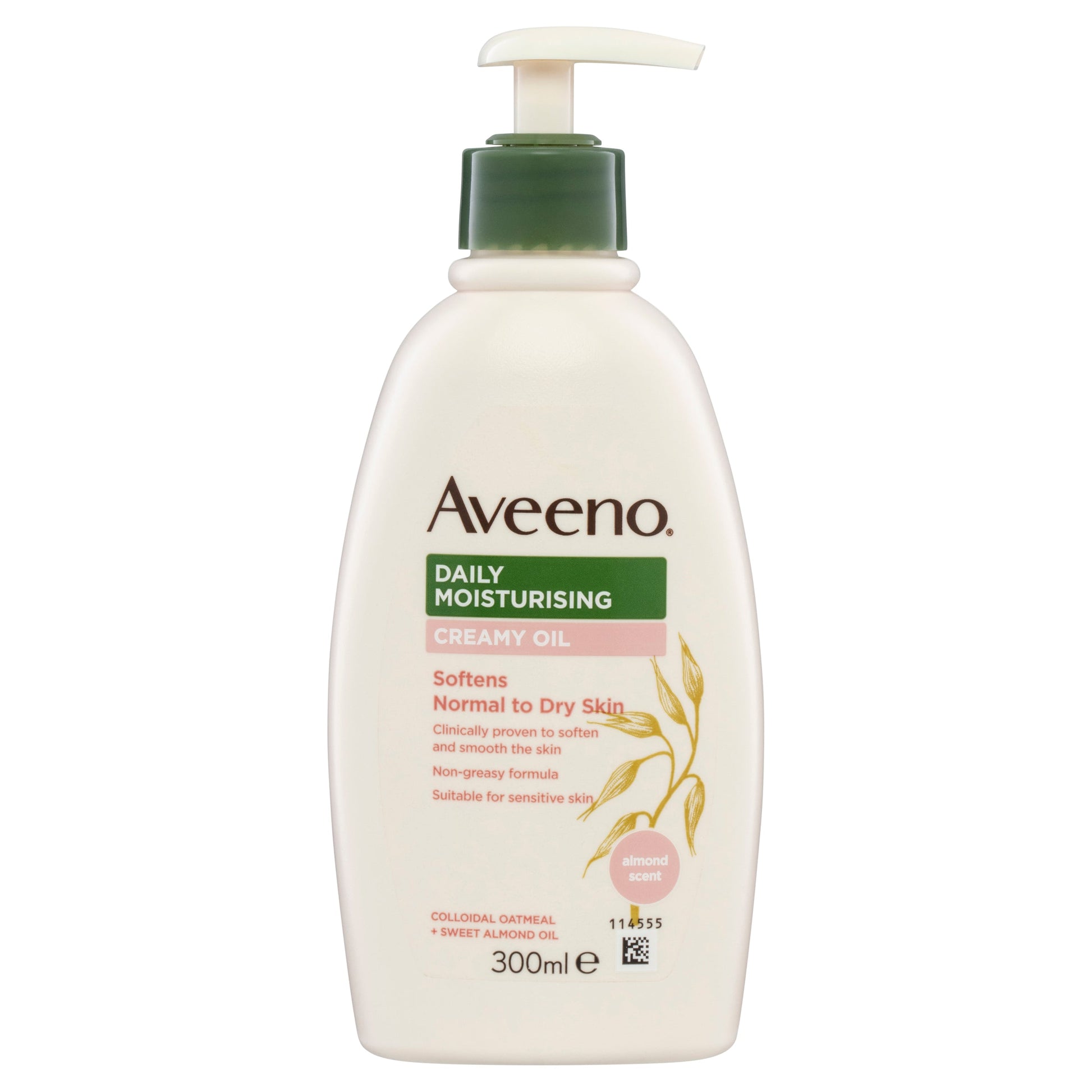 Aveeno Daily Moisturising Almond Scented Creamy Oil 300ml - Cutprice Online